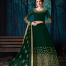 Green Georgette Embroiderd Salwar Kameez